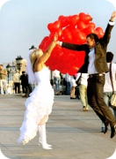 Оформление воздушными шарами свадеб от Grandshar