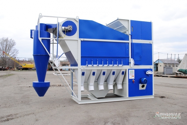 Зерноочистительная машина (сепаратор САД)  Очистка и калибровка зерна